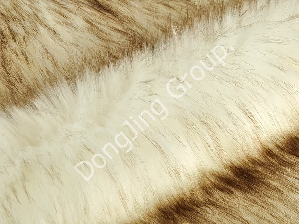 Đầu nhuộm màu trắng DP1028 faux fur fabric