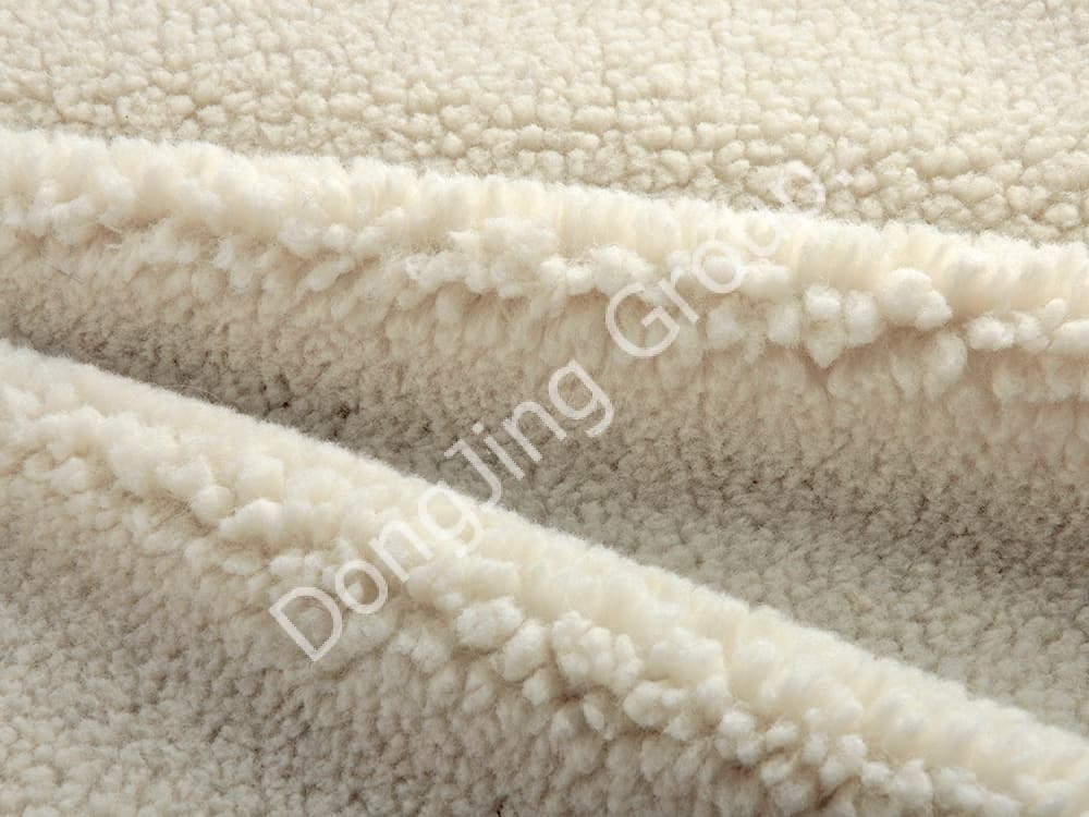 Con lăn tái chế DS0003-Trắng faux fur fabric