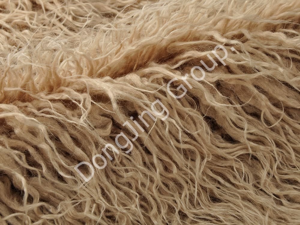 Con lăn đẩy DP0856-Brown faux fur fabric