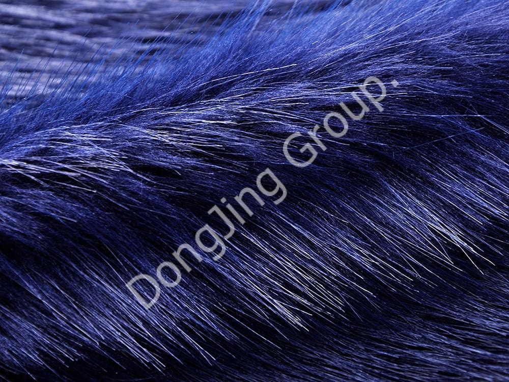 DP0964-Xanh hải quân faux fur fabric