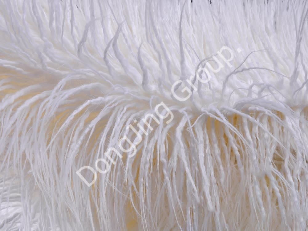 DP0969-White Con lăn hai lần faux fur fabric