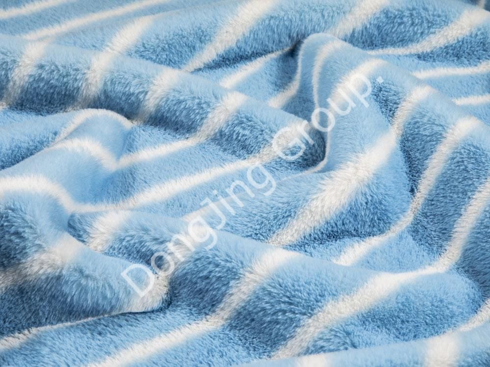 9KZ0104-Vòng lông thỏ in lưới faux fur fabric