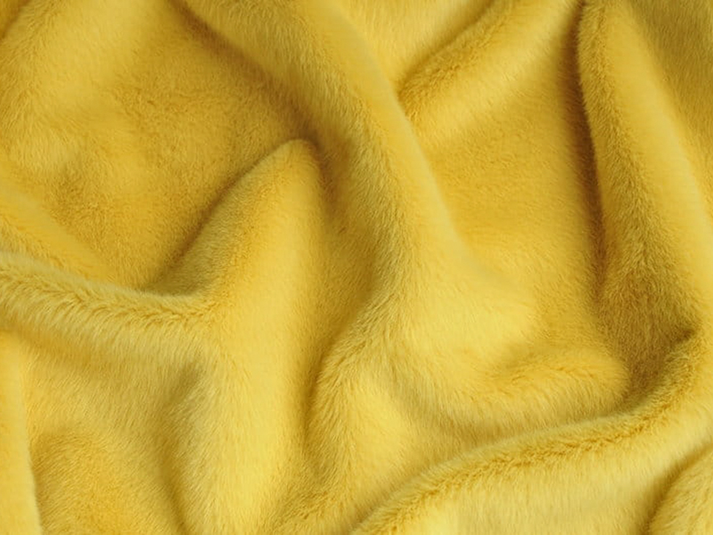 9T1674-Vàng chanh faux fur fabric