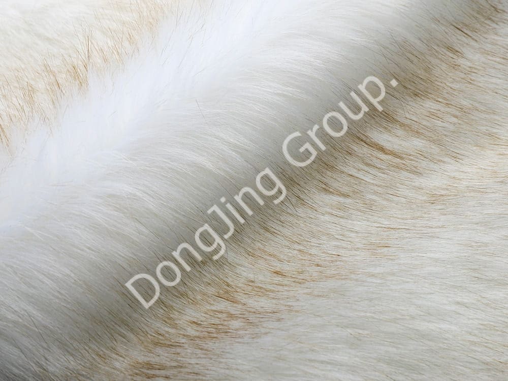 DP0622A-Đầu tóc tẩy trắng faux fur fabric