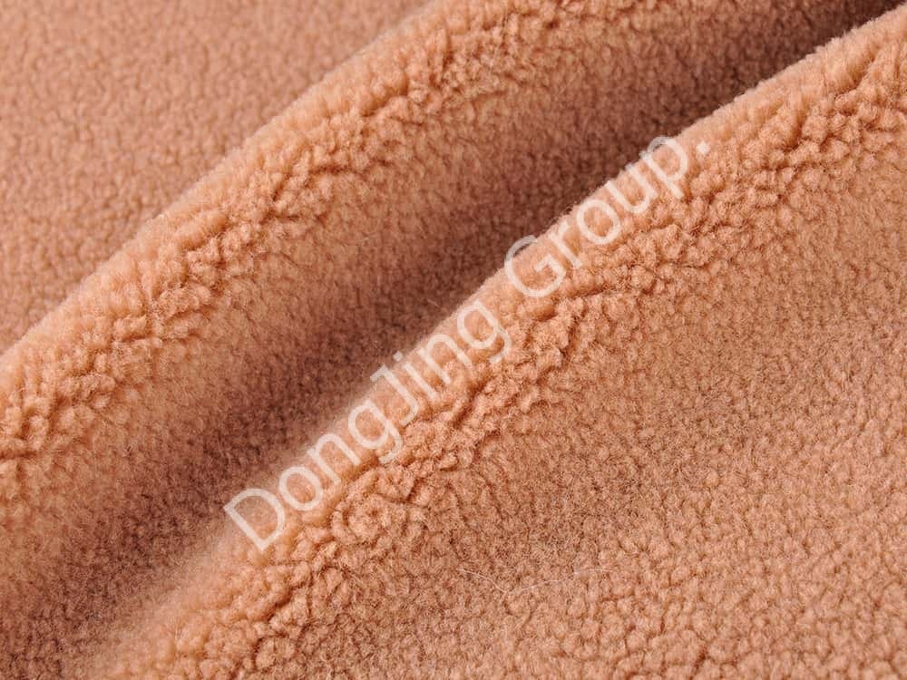 DP0665-Kaki Merino faux fur fabric