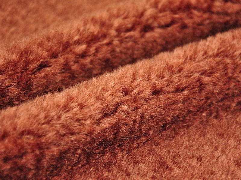 XKT0253-Ruby nhỏ toka faux fur fabric